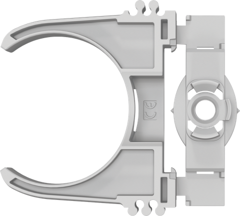 Bosch PRO EPC conduit clip 40 mm for pipe mounting.