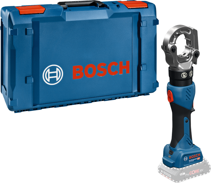 Bosch cordless press tool with carrying case.
