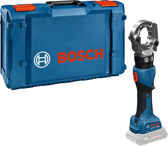 Bosch cordless press tool with carrying case.