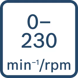 No load speed 320min-1/rpm