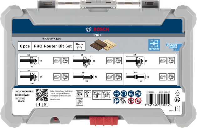 PRO Router Bit Set PRO Router Bit Set