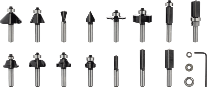 PRO Router Bit Set PRO Router Bit Set