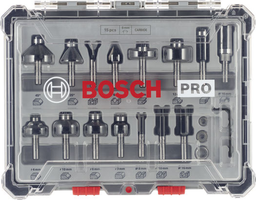 PRO Router Bit Set PRO Router Bit Set