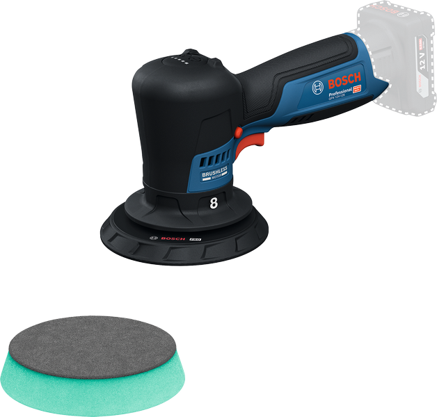 Bosch GPX 12V-125 cordless random orbit sander.