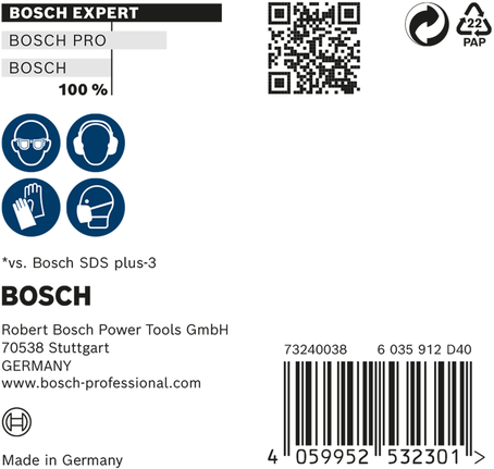 EXPERT SDS plus-7X Hammer Drill Bit 5 x 50 x 115 mm, 10-pc EXPERT SDS plus-7X Hammer Drill Bit 5 x 50 x 115 mm, 10-pc