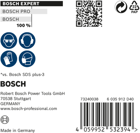 EXPERT SDS plus-7X Hammer Drill Bit 7 x 100 x 165 mm, 10-pc EXPERT SDS plus-7X Hammer Drill Bit 7 x 100 x 165 mm, 10-pc