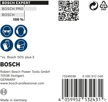 EXPERT SDS plus-7X Hammer Drill Bit 10 x 100 x 165 mm, 10-pc EXPERT SDS plus-7X Hammer Drill Bit 10 x 100 x 165 mm, 10-pc