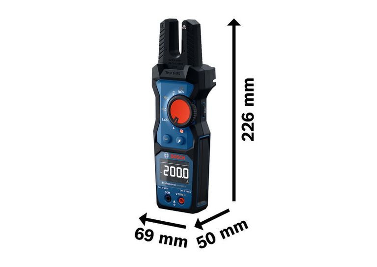 Bosch GFM 1000-15 fork meter with digital display.