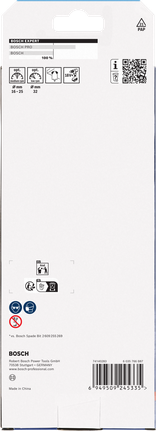 Bosch EXPERT Self Cut Speed Spade Drill Bit Set 16/18/20/22/25/32″ with 152 mm extension.