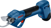Bosch GGP 12V-25 cordless pruner for cutting branches.