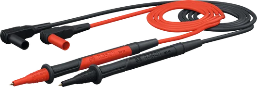 Bosch MS 90 test leads for electrical measurement.