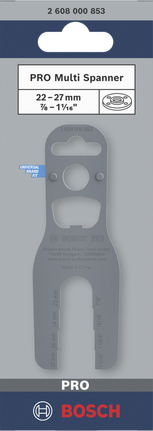 Bosch PRO Multi Spanner 22–27 mm.
