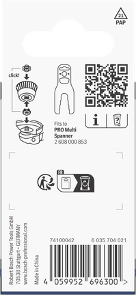 Bosch PRO X-Lock Adapter M14 packaging.
