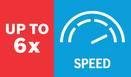 6x speed.