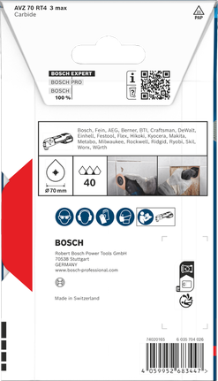 Bosch AVZ 70 RT4 70 mm grouting plate.