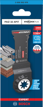 Bosch EXPERT PAIZ 32 APIT MultiMax plunge cut blade 32×55 mm.