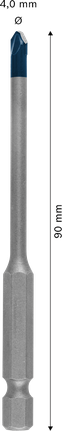 Bosch EXPERT HEX-9 Hard Ceramic Drill Bit 4x90 mm.
