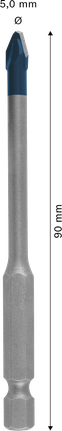 Bosch EXPERT HEX-9 Hard Ceramic Drill Bit 5x90 mm.