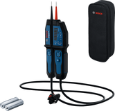 Bosch GVT 1000 voltage tester with case and batteries.