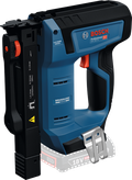 Bosch GTH 18V-14 cordless wood stapler, brushless motor.