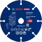 Bosch EXPERT Multi Material Carbide Cutting Disc 76 mm.