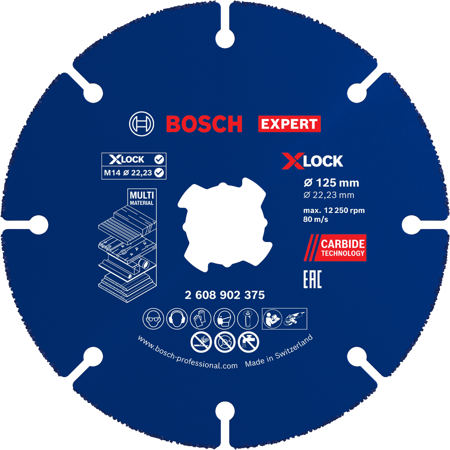 Bosch EXPERT Multi Material Carbide Cutting Disc 125 mm.