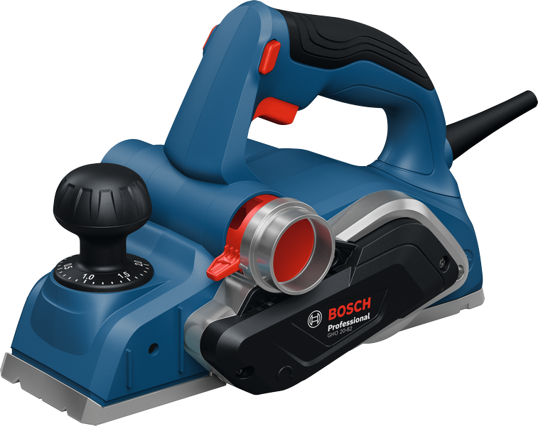 Bosch GHO 20-82 planer with adjustable depth knob.