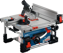 Bosch GTS 18V-70 table saw with adjustable fence.