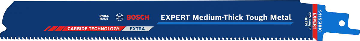 Bosch EXPERT Medium-Thick Tough Metal S1155HHC blade.