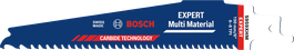 Bosch EXPERT Multi Material S959XHM blade with carbide teeth.