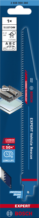 EXPERT ‘Vehicle Rescue’ S 1157 CHM Reciprocating Saw Blade 1-pc Bosch EXPERT Vehicle Rescue S 1157 CHM reciprocating saw blade.
