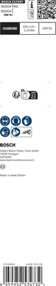 EXPERT Cement Cast Iron S1750RD Bosch EXPERT Cement Cast Iron S 1750 RD saw blade GRIT 50.