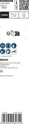 Bosch EXPERT Wood with Metal S715LHM saw blade 190mm.