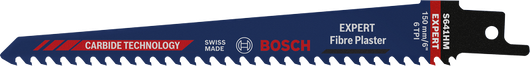 EXPERT Fibre Plaster S641HM Blade Bosch EXPERT Fiber Plaster S 641 HM reciprocating saw blade.
