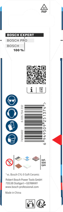 Bosch EXPERT HEX-9 3x90 mm drill bit.