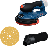 Bosch GEX 12V-150 cordless random orbit sander.