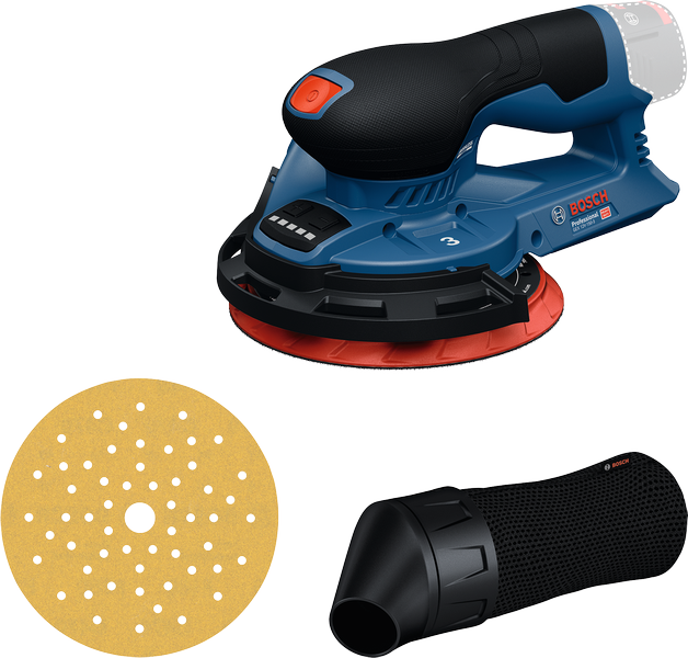 Bosch GEX 12V-150 cordless random orbit sander.