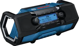 Bosch GPB18V-3SC jobsite radio with Bluetooth.