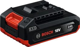 Bosch 18V 2Ah cordless tool battery pack.