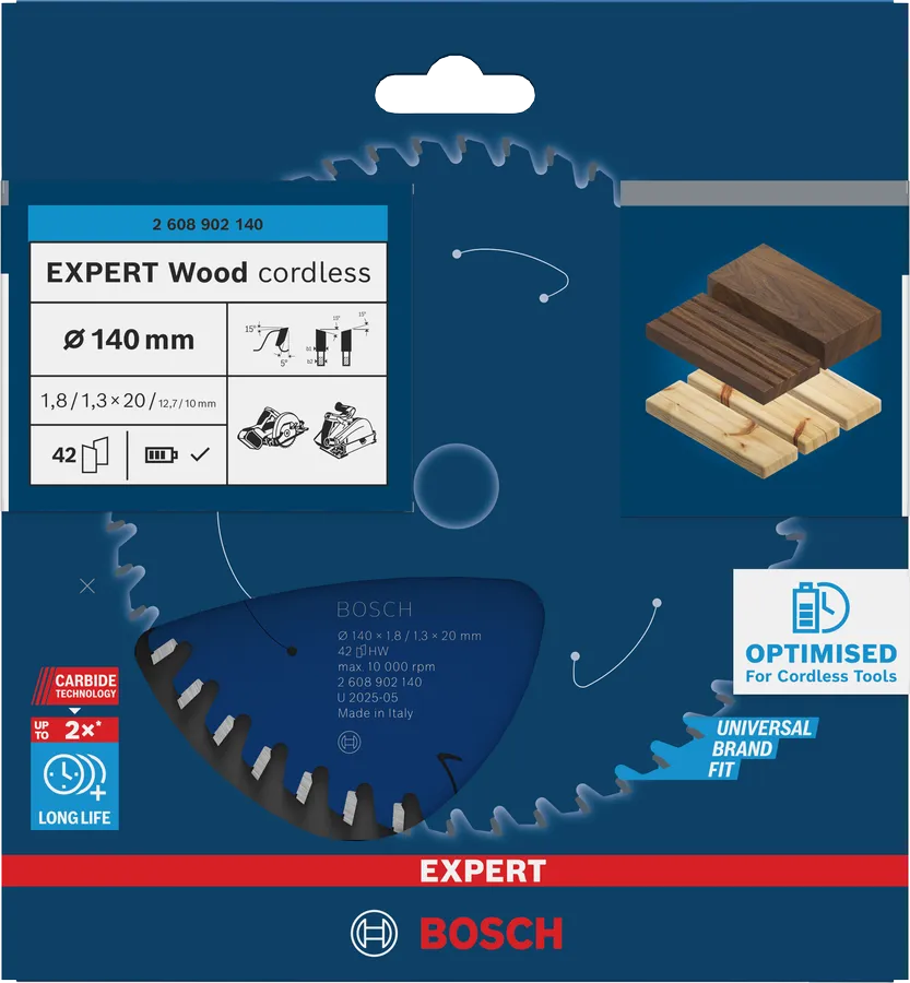 EXPERT Wood cordless
