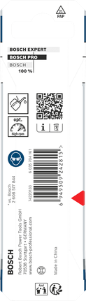 Bosch PRO Metal HSS-G Impact Twist Drill Bit packaging.