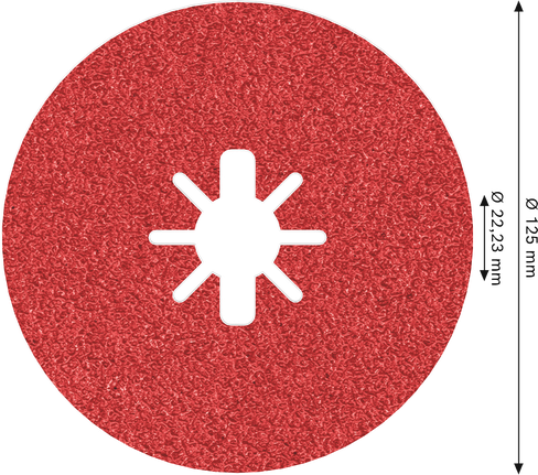 Bosch PRO R780 X-Lock Fibre Disc 125 mm G50.