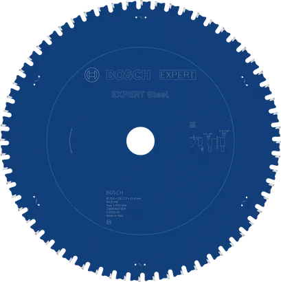 Object #200581508: 2608643059_bo_pro_u_f_1 Bosch EXPERT Steel circular saw blade with 60 teeth.