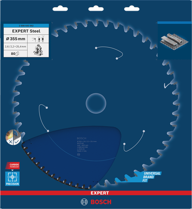 EXPERT Steel Bosch EXPERT Steel circular saw blade 355 mm.