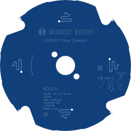 Bosch EXPERT Fibre Cement circular saw blade for fibre cement.
