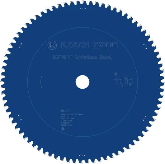 EXPERT Stainless Steel Circular Saw Blade Bosch EXPERT Stainless Steel Circular Saw Blade, 80 teeth.