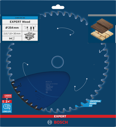 EXPERT Wood Bosch EXPERT Wood circular saw blade 254×30 mm.