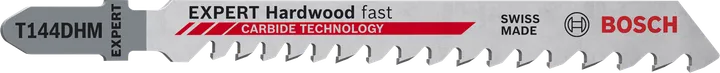 EXPERT Hardwood fast T144DHM Bosch EXPERT Hardwood Fast T144DHM carbide jigsaw blade.