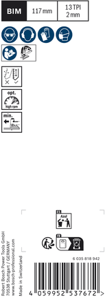 Bosch EXPERT Hardwood 2-side clean T 308 BF Jigsaw Blade.