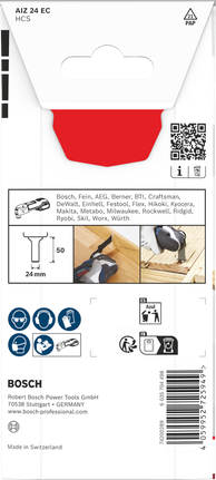 Bosch wood cutting blade AIZ 24 EC 24×50mm.